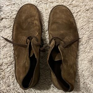 J. Crew Tan Suede Chukka Boots